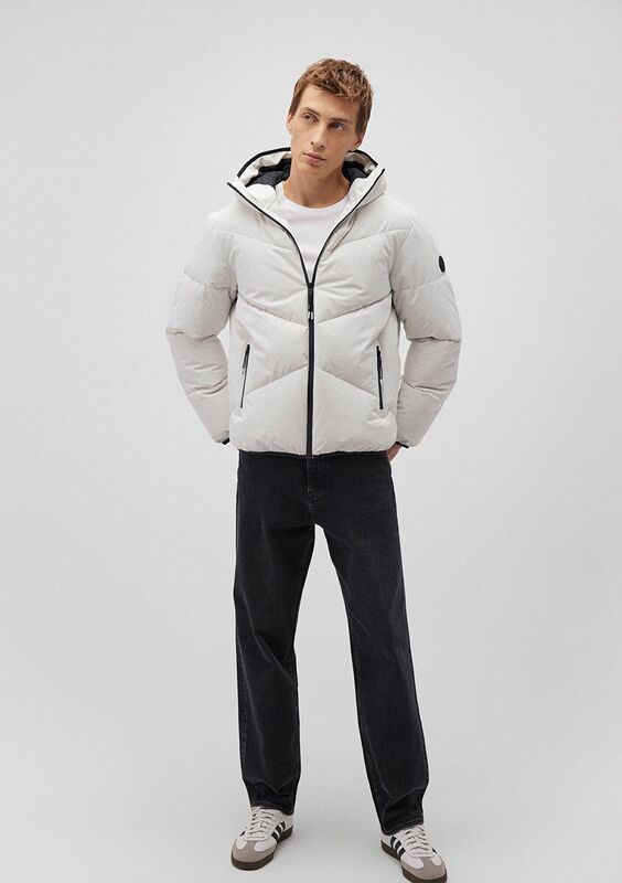 Mavi - KAPÜŞONLU CEKET Erkek Gri Dış Giyim - M0110360