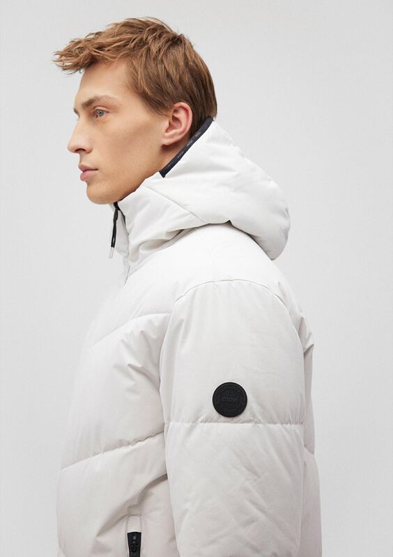 KAPÜŞONLU CEKET Erkek Gri Dış Giyim - M0110360