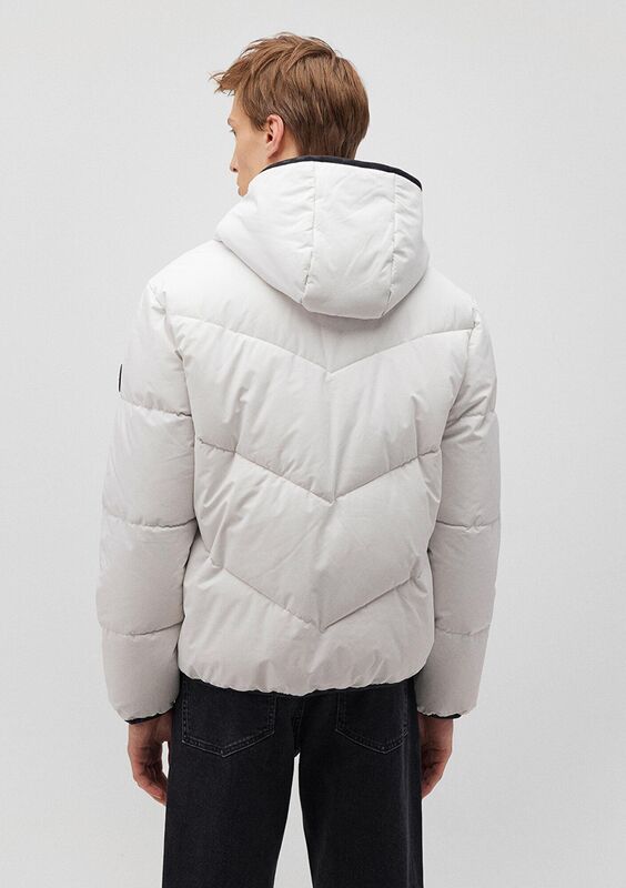 KAPÜŞONLU CEKET Erkek Gri Dış Giyim - M0110360