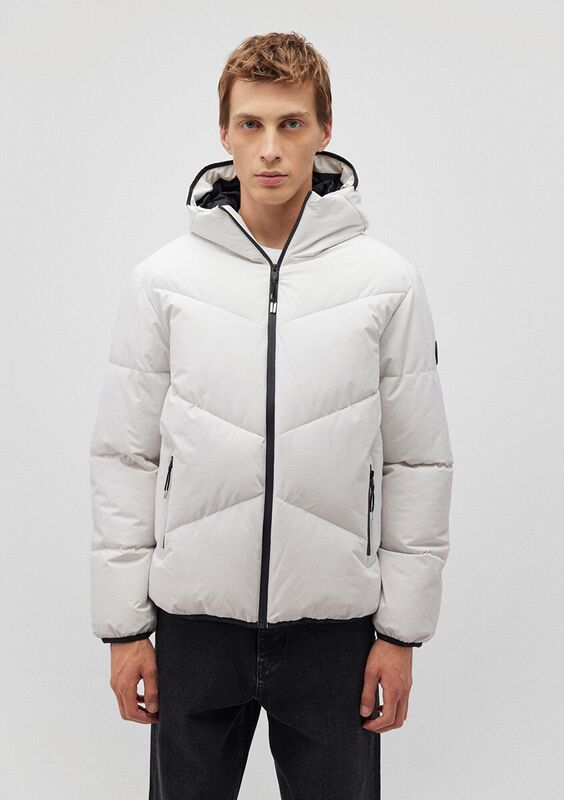 Mavi - KAPÜŞONLU CEKET Erkek Gri Dış Giyim - M0110360