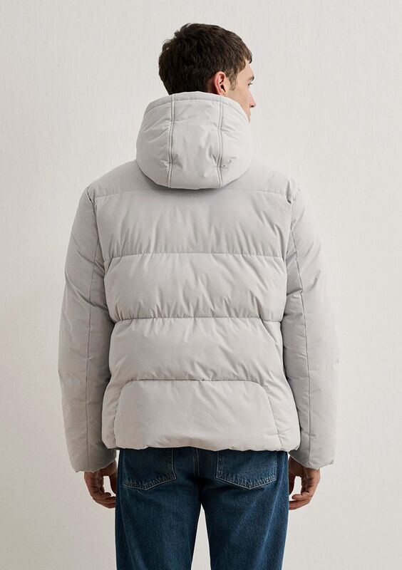 KAPÜŞONLU CEKET Erkek Gri Dış Giyim - M0110463