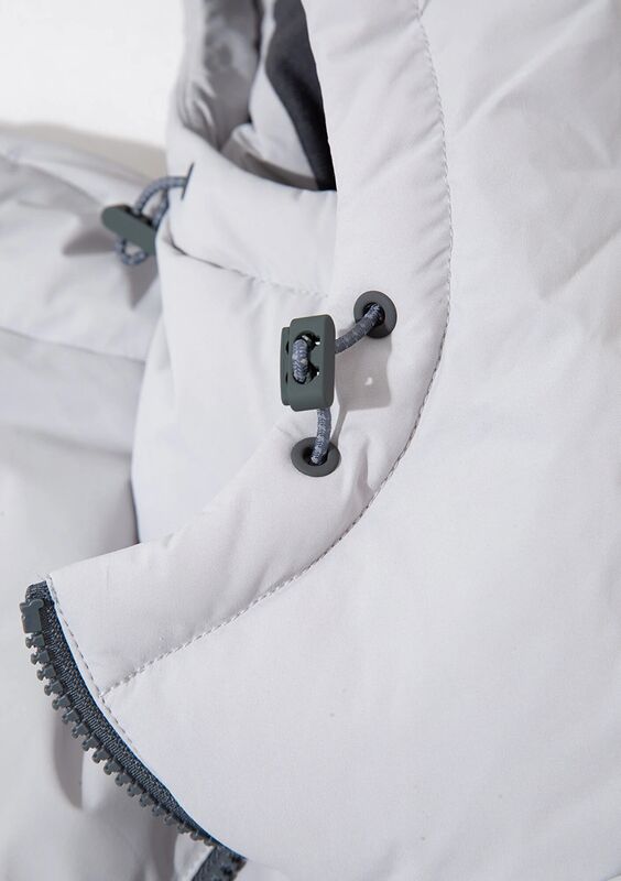 KAPÜŞONLU CEKET Erkek Gri Dış Giyim - M0110463