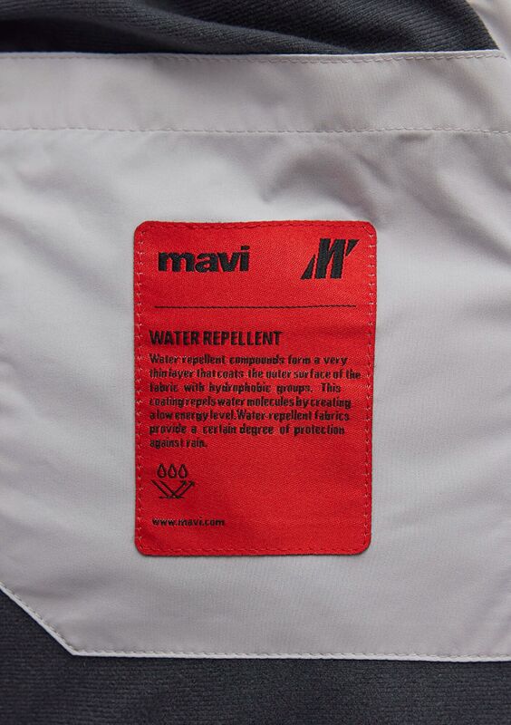 KAPÜŞONLU CEKET Erkek Gri Dış Giyim - M0110463