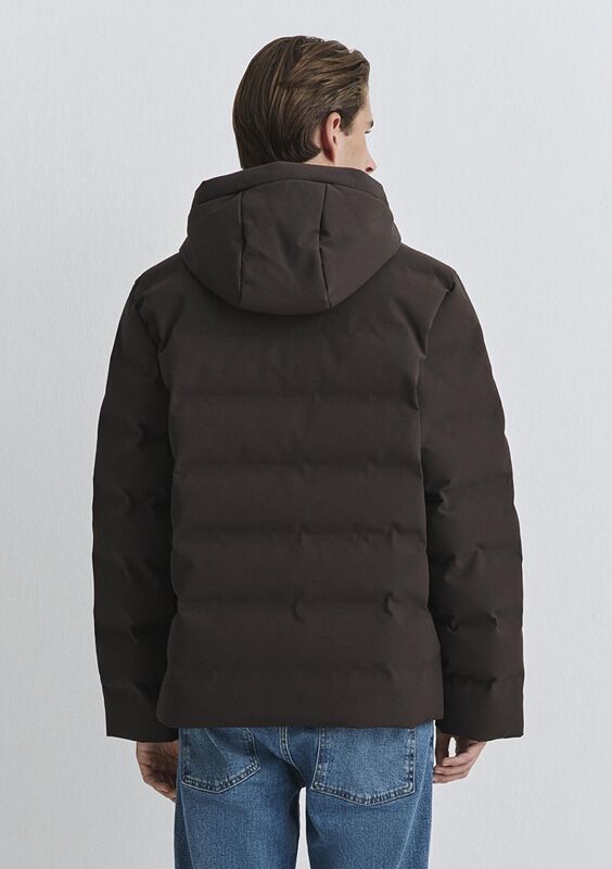 KAPÜŞONLU CEKET Erkek Kahverengi Ceket - M0110652