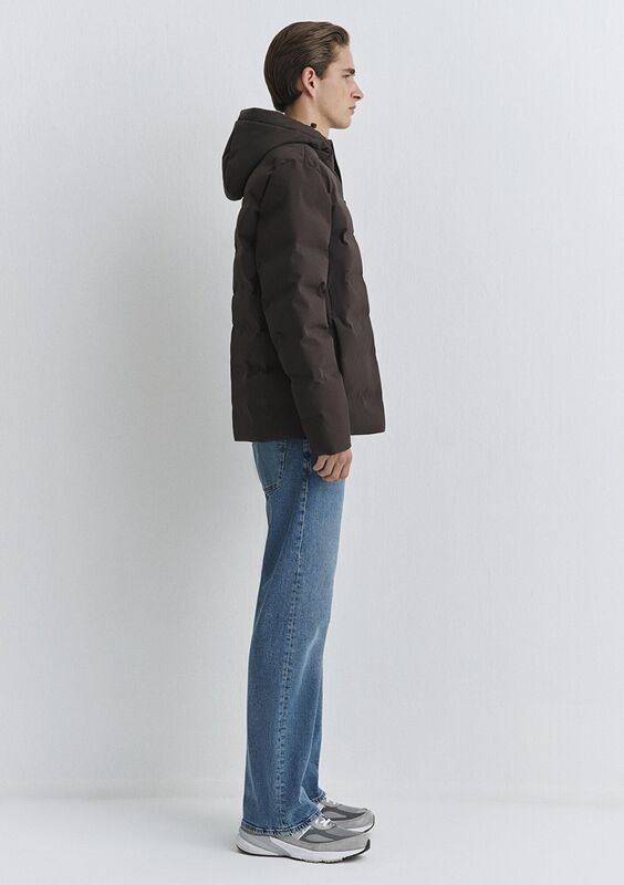 KAPÜŞONLU CEKET Erkek Kahverengi Ceket - M0110652