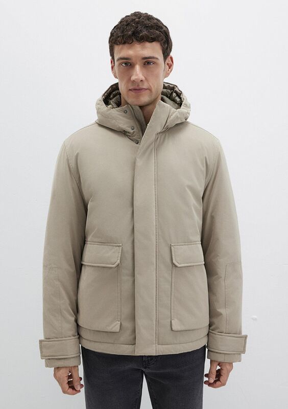 KAPÜŞONLU CEKET Erkek Kahverengi Ceket - M0110657