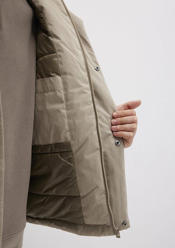 KAPÜŞONLU CEKET Erkek Kahverengi Ceket - M0110657