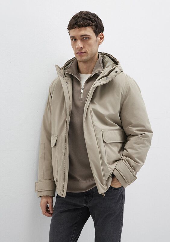 KAPÜŞONLU CEKET Erkek Kahverengi Ceket - M0110657