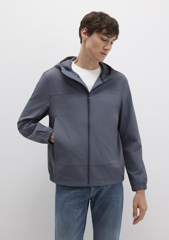 Mavi - KAPÜŞONLU CEKET Erkek Koyu Mavi Ceket - M0110643