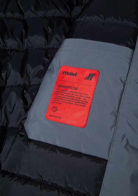 KAPÜŞONLU CEKET Erkek Koyu Mavi Ceket - M0110663