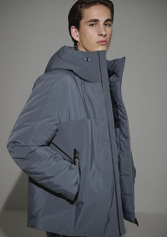 KAPÜŞONLU CEKET Erkek Koyu Mavi Ceket - M0110663