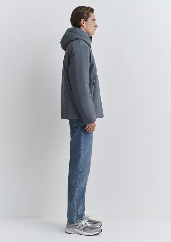 KAPÜŞONLU CEKET Erkek Koyu Mavi Ceket - M0110663