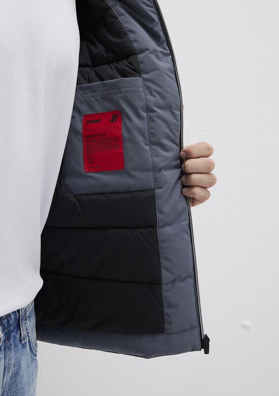 KAPÜŞONLU CEKET Erkek Koyu Mavi Ceket - M0110663