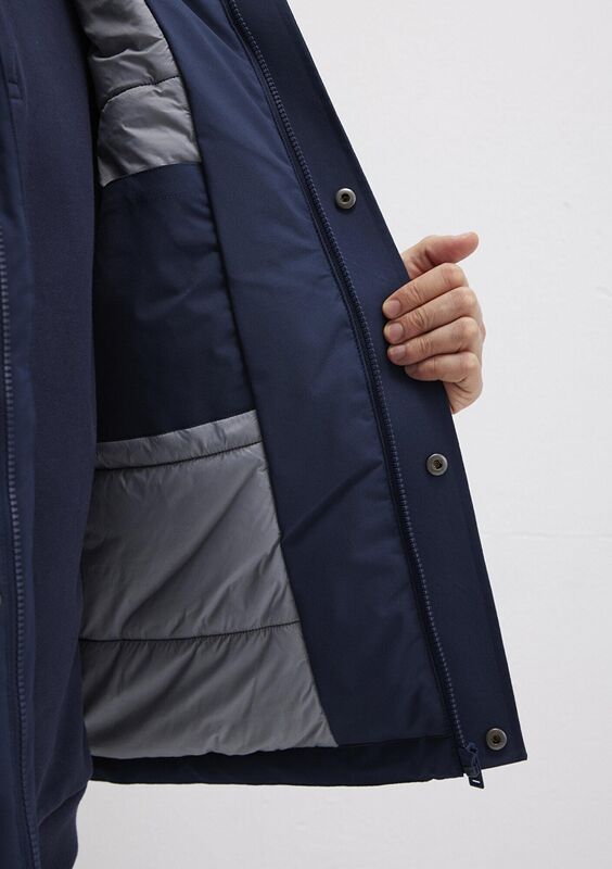 KAPÜŞONLU CEKET Erkek Mavi Ceket - M0110667