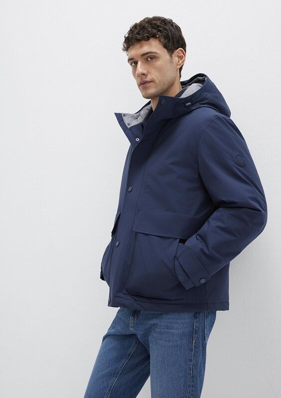 KAPÜŞONLU CEKET Erkek Mavi Ceket - M0110667