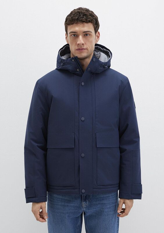 KAPÜŞONLU CEKET Erkek Mavi Ceket - M0110667