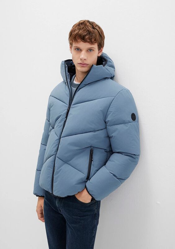 Mavi - KAPÜŞONLU CEKET Erkek Mavi Dış Giyim - M0110360