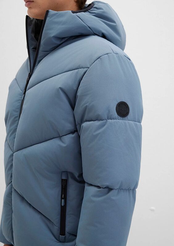 KAPÜŞONLU CEKET Erkek Mavi Dış Giyim - M0110360