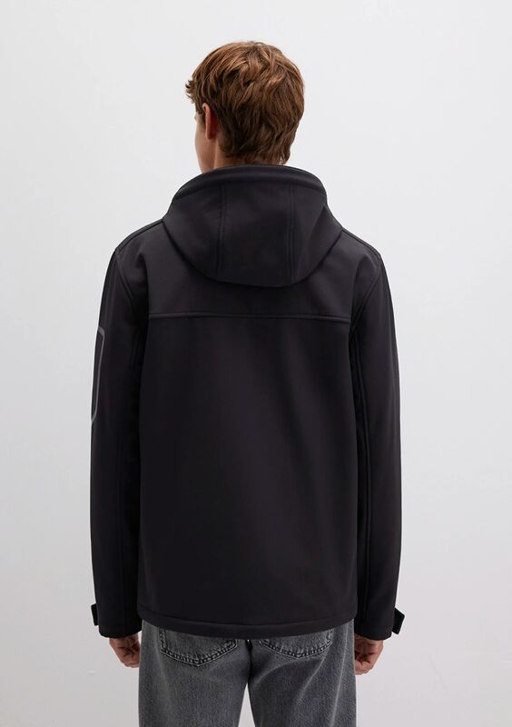 KAPÜŞONLU CEKET Erkek Siyah Ceket - M0110264