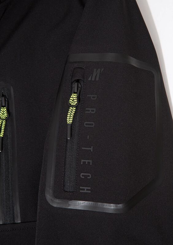 KAPÜŞONLU CEKET Erkek Siyah Ceket - M0110264