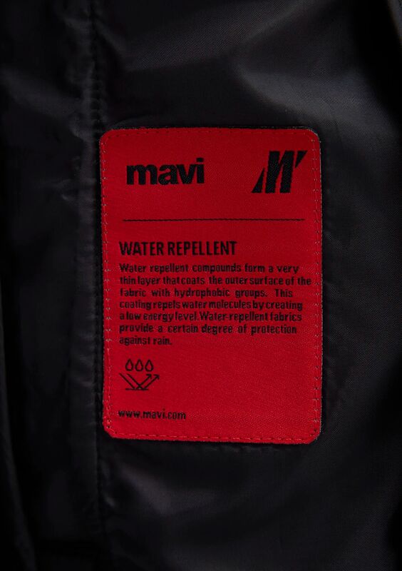 KAPÜŞONLU CEKET Erkek Siyah Ceket - M0110264