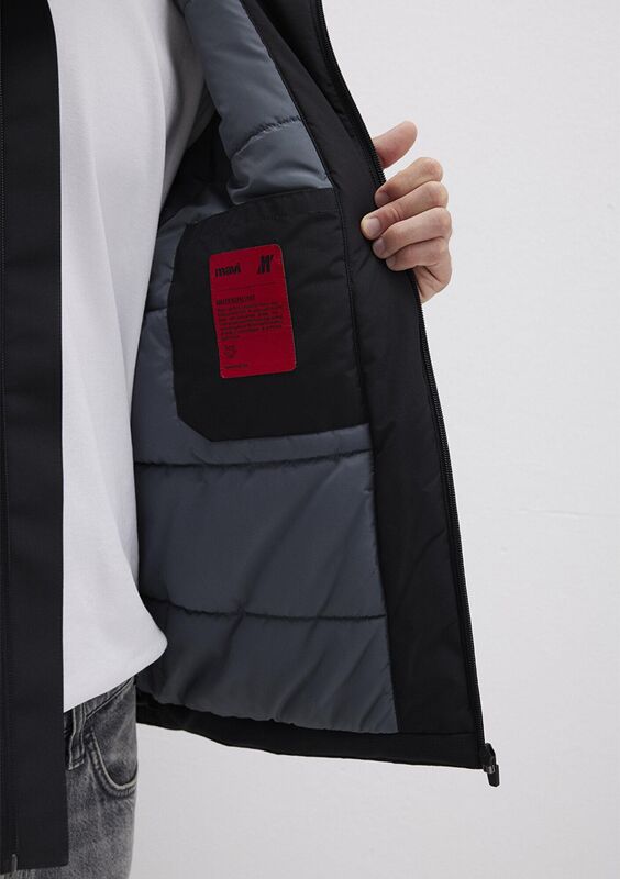 KAPÜŞONLU CEKET Erkek Siyah Ceket - M0110615