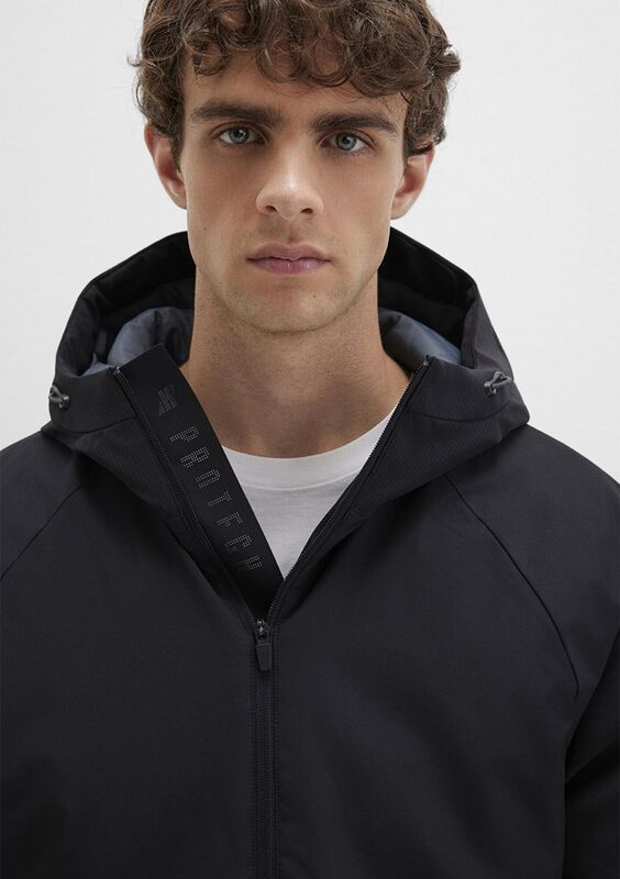KAPÜŞONLU CEKET Erkek Siyah Ceket - M0110615