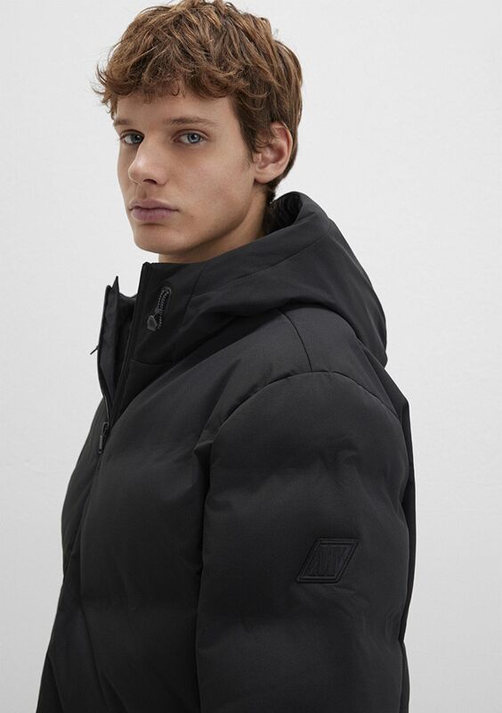 KAPÜŞONLU CEKET Erkek Siyah Ceket - M0110651