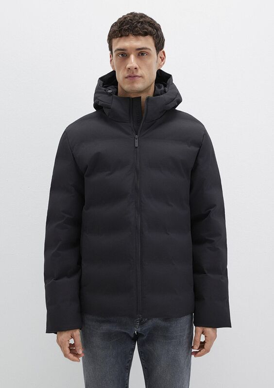 KAPÜŞONLU CEKET Erkek Siyah Ceket - M0110652