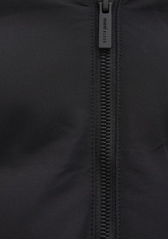 KAPÜŞONLU CEKET Erkek Siyah Ceket - M0110652