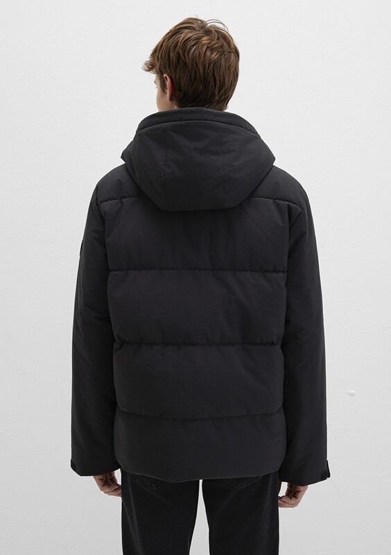 KAPÜŞONLU CEKET Erkek Siyah Ceket - M0110675