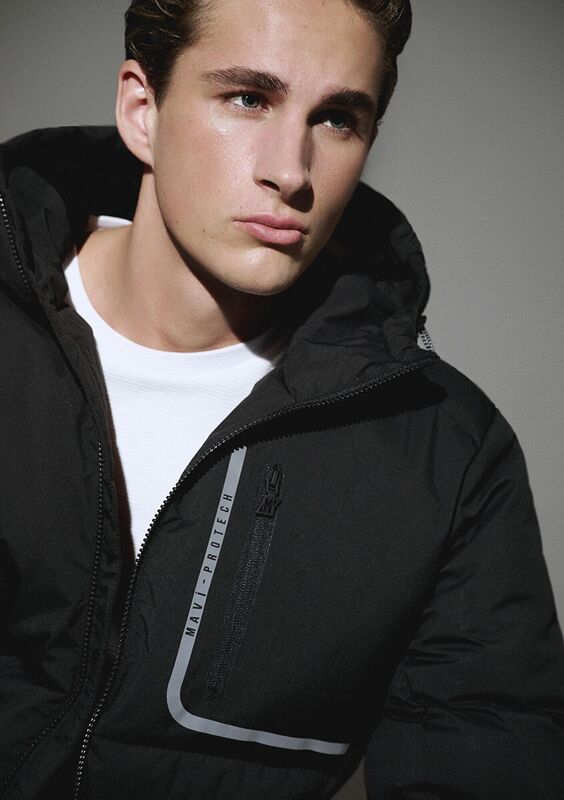 KAPÜŞONLU CEKET Erkek Siyah Dış Giyim - M0110463