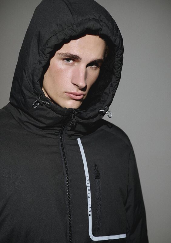 KAPÜŞONLU CEKET Erkek Siyah Dış Giyim - M0110463
