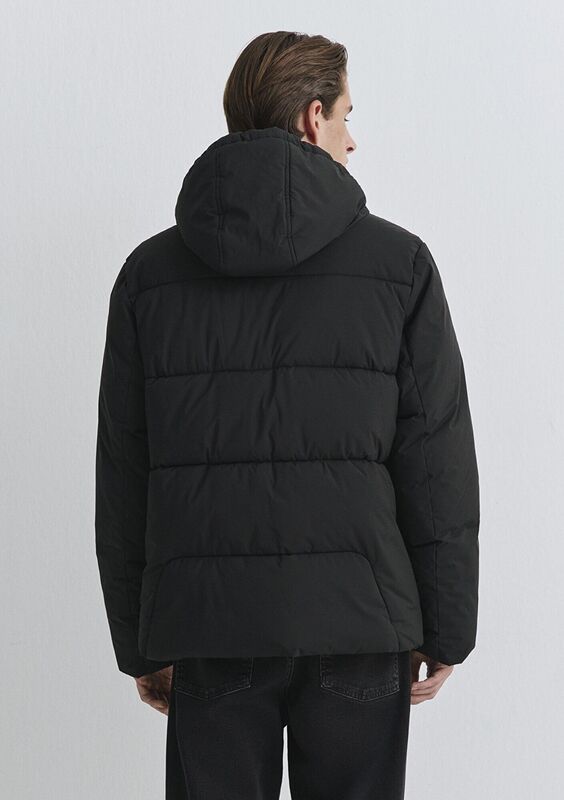 KAPÜŞONLU CEKET Erkek Siyah Dış Giyim - M0110463