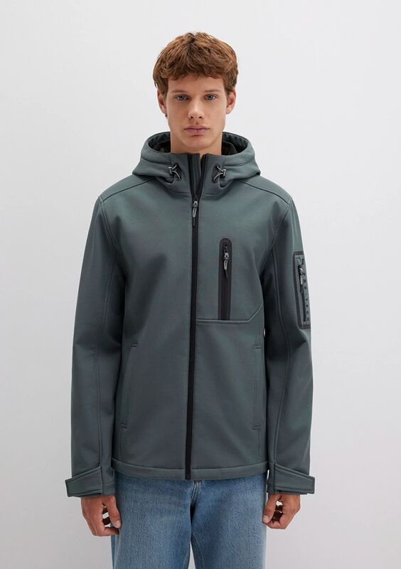 KAPÜŞONLU CEKET Erkek Yeşil Ceket - M0110264