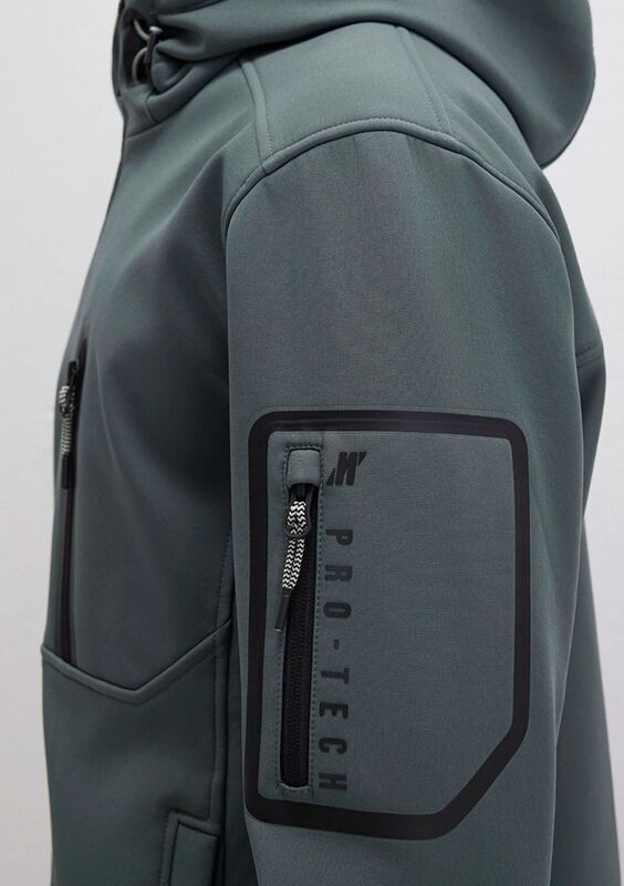 KAPÜŞONLU CEKET Erkek Yeşil Ceket - M0110264