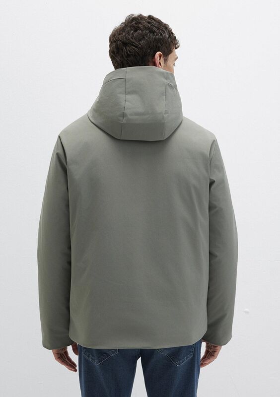 KAPÜŞONLU CEKET Erkek Yeşil Ceket - M0110676