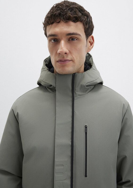 KAPÜŞONLU CEKET Erkek Yeşil Ceket - M0110676