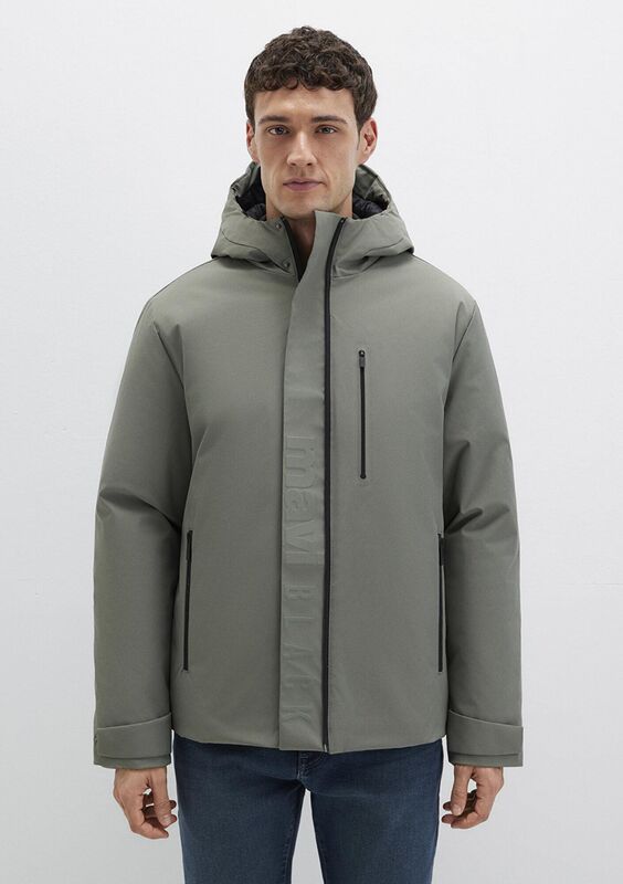 KAPÜŞONLU CEKET Erkek Yeşil Ceket - M0110676