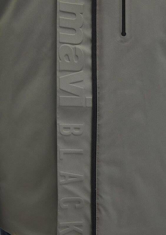 KAPÜŞONLU CEKET Erkek Yeşil Ceket - M0110676