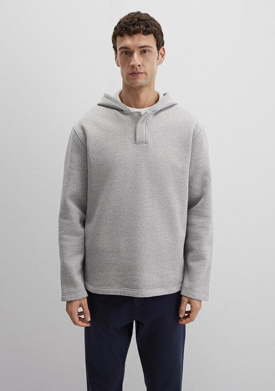 KAPÜŞONLU SWEATSHIRT Erkek Gri Sweatshirt - M0S10518