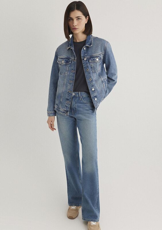 KARLA Kadın Mavi Denim Ceket - M110154