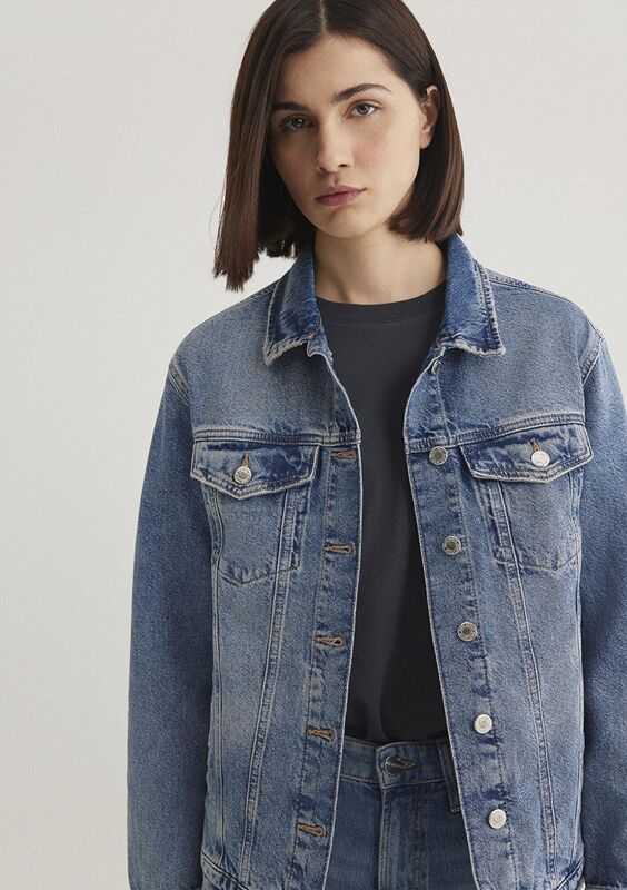 KARLA Kadın Mavi Denim Ceket - M110154