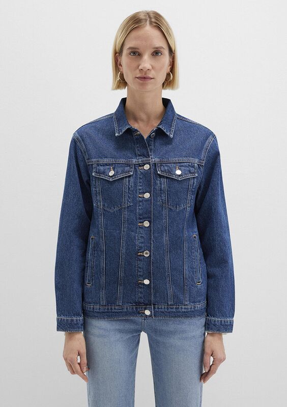 KARLA Kadın Mavi Denim Ceket - M110154