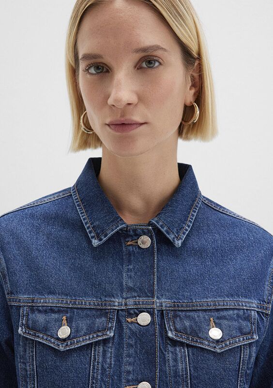 KARLA Kadın Mavi Denim Ceket - M110154