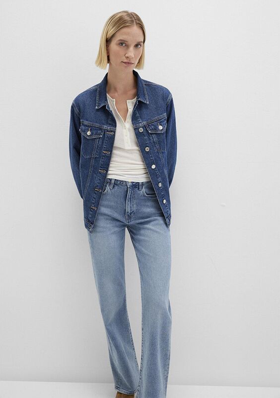 Mavi - KARLA Kadın Mavi Denim Ceket - M110154