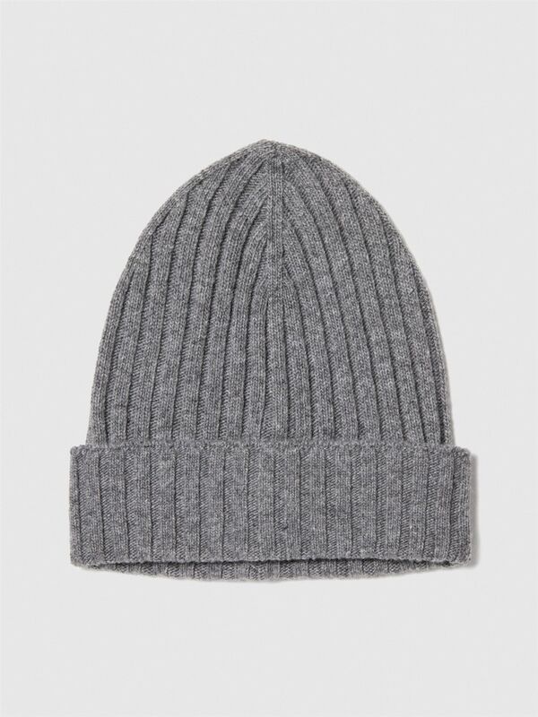 Kaşmir Karışımlı Bere Erkek Siyah Bere - 323A122HS0459