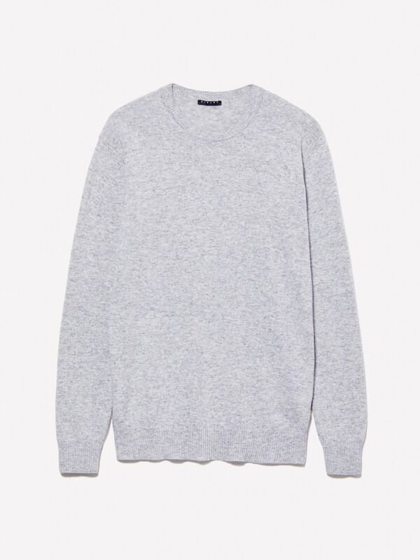 Kaşmir Karışımlı Bisiklet Yaka Kazak Erkek 501 Kazak - 324A102HS1B17