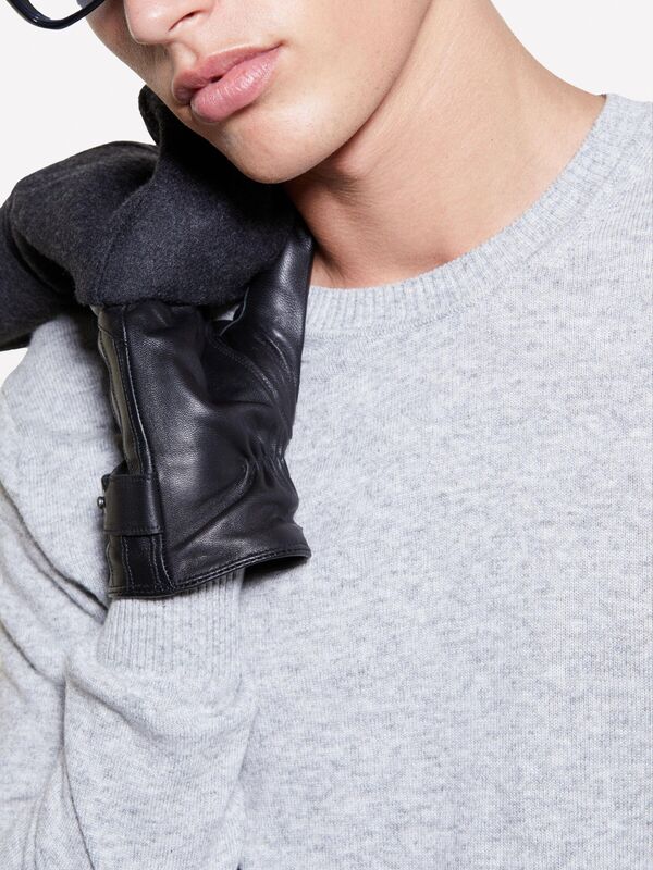 Kaşmir Karışımlı Bisiklet Yaka Kazak Erkek 501 Kazak - 324A102HS1B17