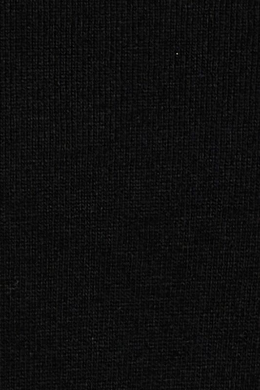 Kaşmir Karışımlı Dik Yaka Kazak Erkek Siyah Kazak - 323A102HS2177